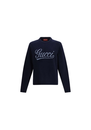 Gucci Blue Wool Sweatshirt - M