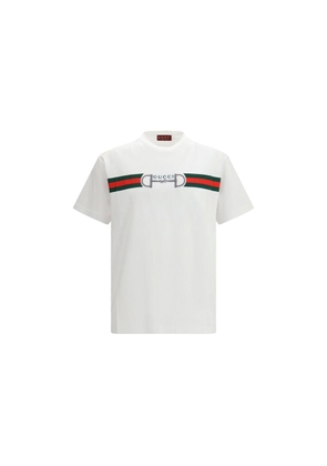 Gucci White Cotton T-Shirt - S