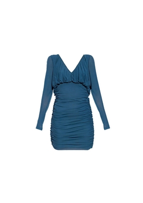 Saint Laurent Blue Copper Casual Dress - 42