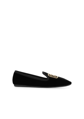 Miu Miu Black Fabric Moccassin - EU35/US5