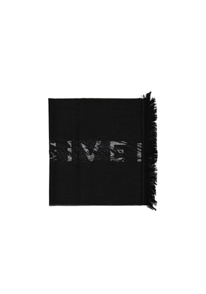 Givenchy Black Virgin Wool Scarf