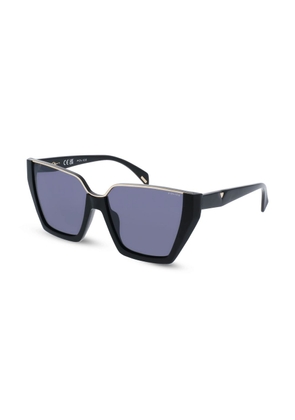 Police Black Acetate Sunglasses