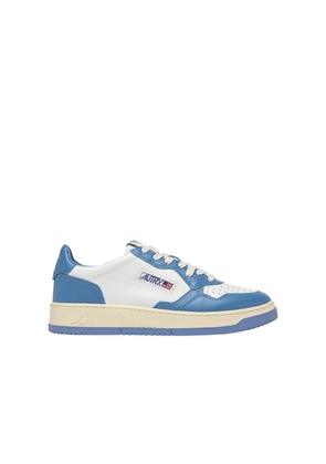Autry Blue Leather Low Top Sneakers - EU42/US9