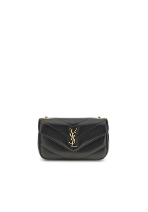 Saint Laurent Black Lamb Ovis Aries Aries Shoulder Bag