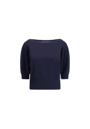 Extreme Cashmere Blue Cashmere Cashmere Sweater - One Size