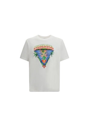 Casablanca White Cotton T-Shirt - L