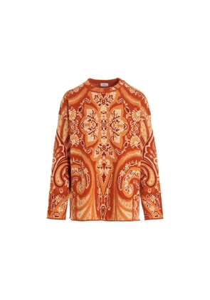 Etro Orange Polyamide Sweatshirt - 42
