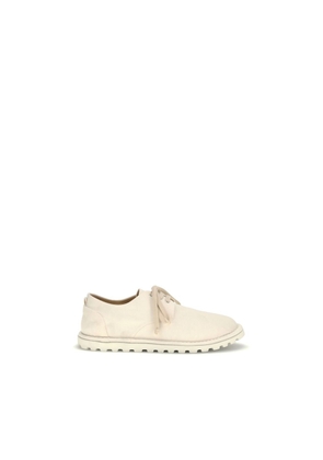 Marsell White Cotton Oxfords And Derbies - EU39/US6