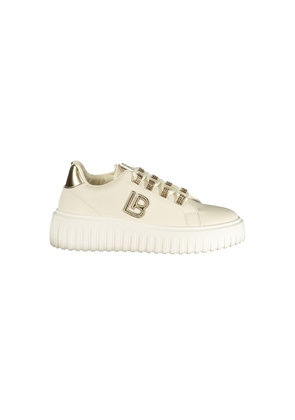 Laura Biagiotti Beige Polyurethane Women Sneaker - EU39/US9