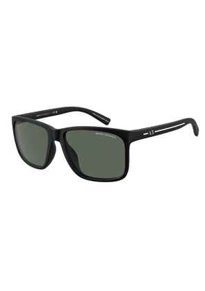 Armani Exchange Black Resin Sunglasses