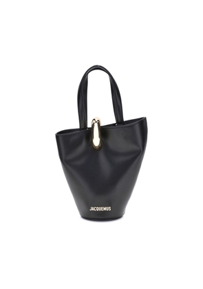 Jacquemus Black Calf Leather Bos Taurus Shoulder Bag