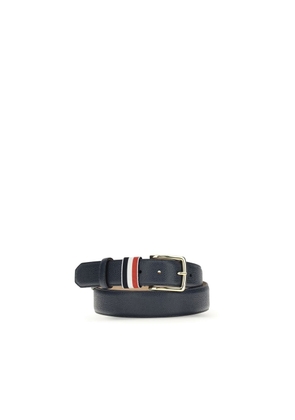 Thom Browne Blue Calf Leather Bos Taurus Regular Belt - 100 cm / 40 Inches