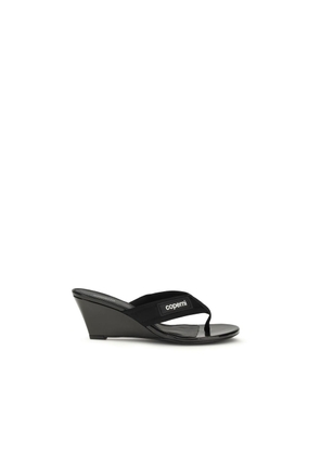 Coperni Black Polyamide Wedge Sandals - EU37/US7
