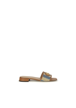 Valentino Garavani Multicolor Calf Leather Bos Taurus Sandals - EU39/US9