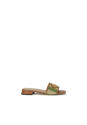 Valentino Garavani Multicolor Calf Leather Bos Taurus Sandals - EU40/US10