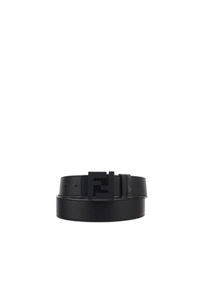 Fendi Black Leather Regular Belt - 100 cm / 40 Inches