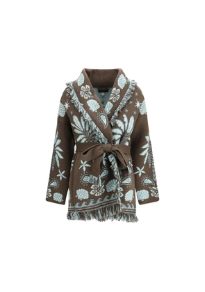 Alanui Brown Wool Cardigan - S