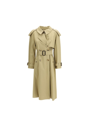 Burberry Beige Cotton Trench Coat - 8