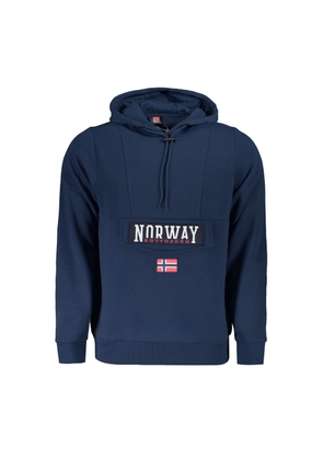 Norway 1963 Blue Cotton Men Sweatshirt - XXL