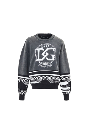 Dolce & Gabbana Black Cotton Sweatshirt - XS