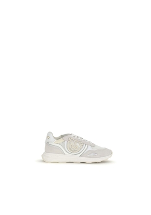 PINKO White Calf Leather Bos Taurus Athletic Sneakers - EU36/US6