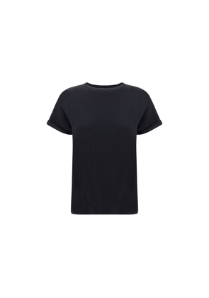 Brunello Cucinelli Black Nylon T-Shirt - M