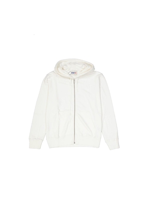 Autry White Cotton Hoodie - L