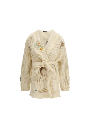 Alanui Beige Cotton Cardigan - M