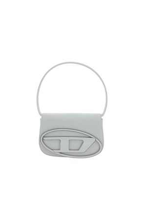 Diesel White Calf Leather Bos Taurus Shoulder Bag