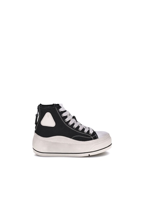 R13 Black Polyethylene High Top Sneakers - EU40/US10