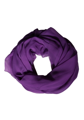 Dolce & Gabbana Purple Silk Neck Wrap Shawl Stole 200cm x 134cm Scarf