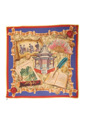 Dolce & Gabbana Multicolor Italy China Shawl Wrap 140cm x 130cm  Scarf
