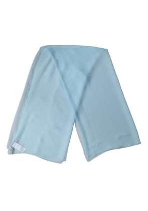 Dolce & Gabbana Light Blue Silk Neck Wrap Foulard 135.5cm x 131.5cm Scarf