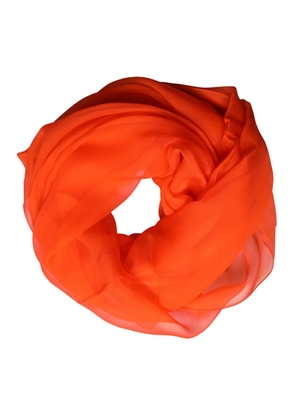 Dolce & Gabbana Bright Red Silk Wrap Shawl Foulard 132cm x 98cm Scarf