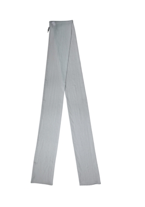 Dolce & Gabbana Light Blue Silk Sash Wrap Foulard 294.5cm x 19cm Scarf