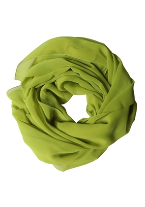 Dolce & Gabbana Yellow Green Neck Wrap Shawl Foulard 131cm x 99.5cm Scarf