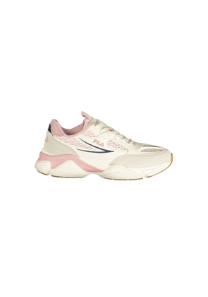 Fila White Polyester Athletic Sneakers - EU36/US6