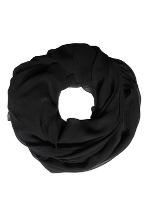 Dolce & Gabbana Black Silk Neck Wrap Shawl Stole 167cm x 126cm Scarf