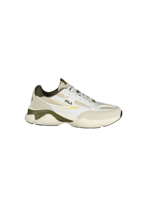 Fila White Polyester Athletic Sneakers - EU40/US7