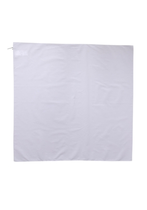 Dolce & Gabbana White Cotton Wrap Square Shawl Stole 71cm x 70cm  Scarf