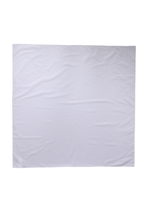 Dolce & Gabbana White Cotton Wrap Square Shawl Stole 91cm x 90cm  Scarf