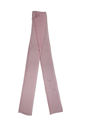 Dolce & Gabbana Pink Silk Sash Wrap Shawl Foulard 291cm x 19cm Scarf