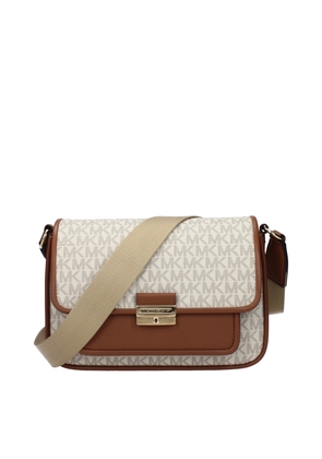Michael Kors Beige Fabric Crossbody Bag