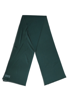 Dolce & Gabbana Dark Green Silk Neck Wrap Shawl Stole 200cm x 64c Scarf