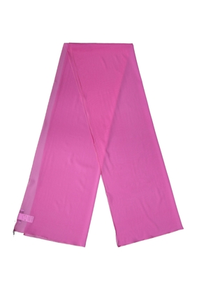 Dolce & Gabbana Pink Silk Neck Wrap Shawl Women Stole 200cm x 64cm Scarf