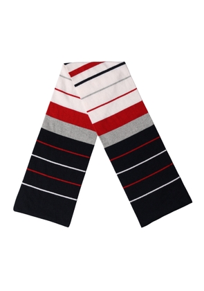 Dolce & Gabbana Multicolor Stripes Shawl Neck Wrap 119cm x 20cm  Scarf