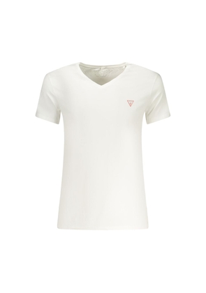 Guess Jeans Bianco Cotton Men T-Shirt - S