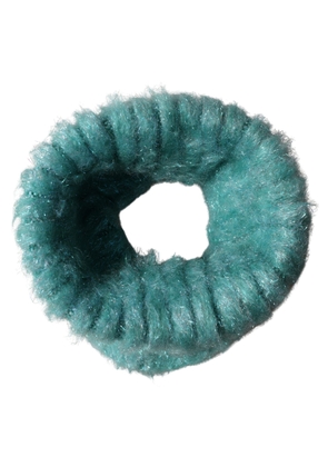 Dolce & Gabbana Teal Mohair Wool Knitted Wrap Shawl 62cm x 32.5cm Scarf