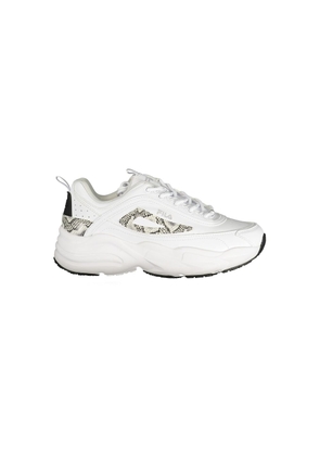 Fila White Polyester Athletic Sneakers - EU37/US7