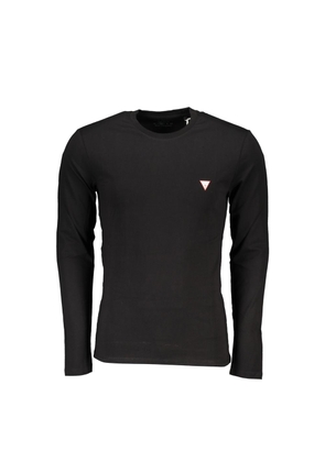 Guess Jeans Black Organic Cotton Men's T-Shirt - S